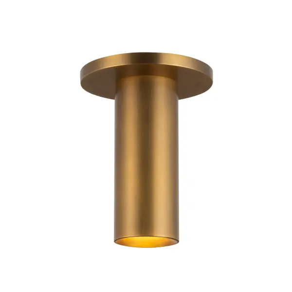 Mason 6-Inch Semi-Flush Mount in Vintage Brass - Image 5