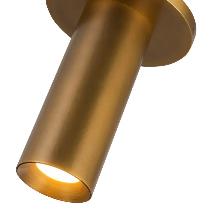 Mason 6-Inch Semi-Flush Mount in Vintage Brass - Image 7