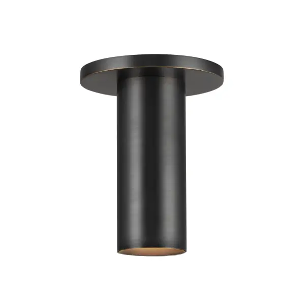 Mason 6-Inch Semi-Flush Mount in Vintage Brass - Image 9