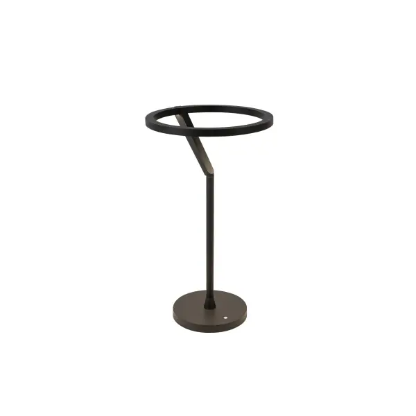 The Roda table lamp brings minimalist elegance with its wheel-inspired design and integrated LED technology. Perfect for contemporary spaces seeking clean lines and warm ambient lighting. - alternate view