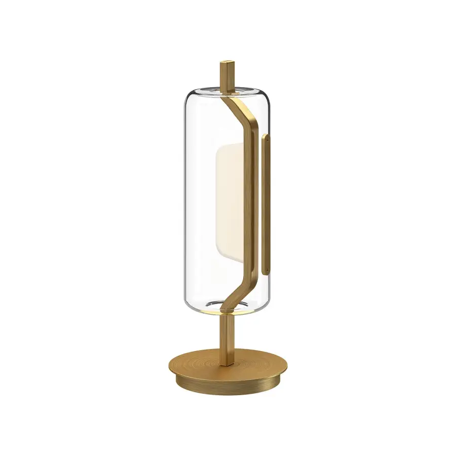 Hilo 18-Inch Table Lamp in Brushed Gold - Image 3