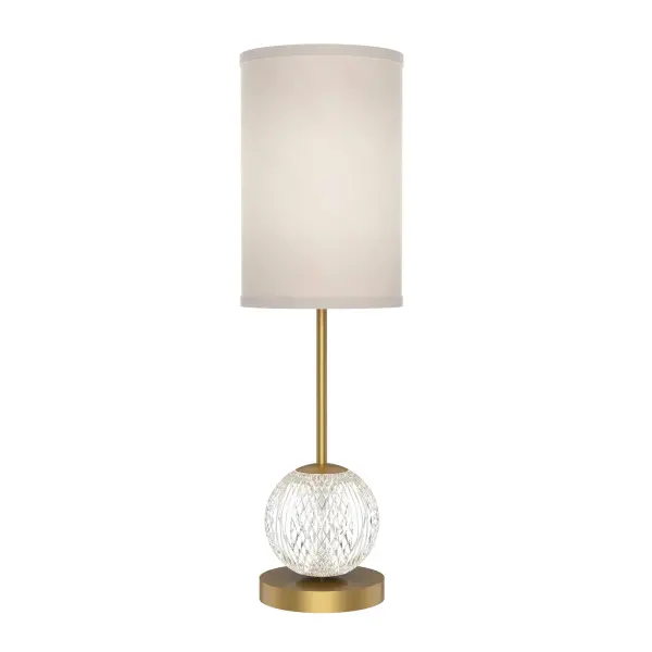 Marni 21-Inch Table Lamp with Crystal Base - Image 4