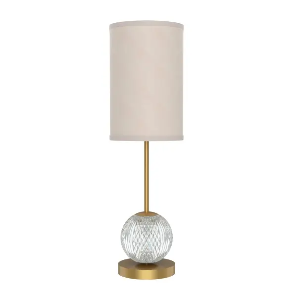 Marni 21-Inch Table Lamp with Crystal Base - Image 5