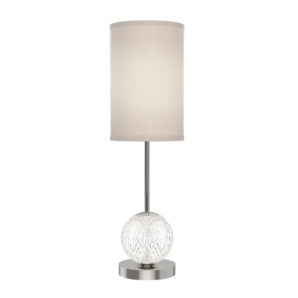 Marni 21-Inch Table Lamp with Crystal Base - Image 6