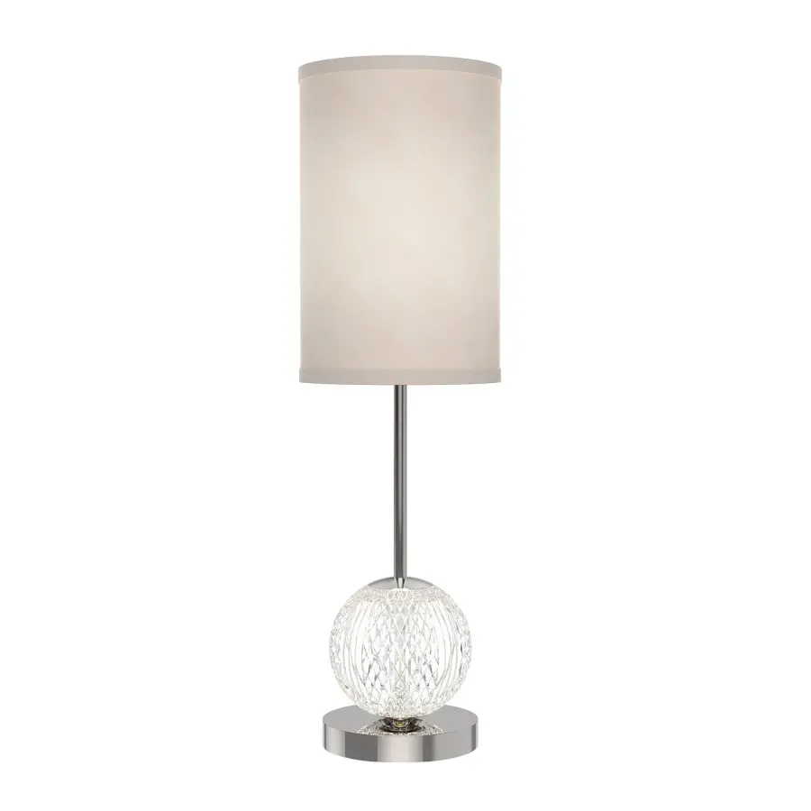 Marni 21-Inch Table Lamp with Crystal Base - Image 6