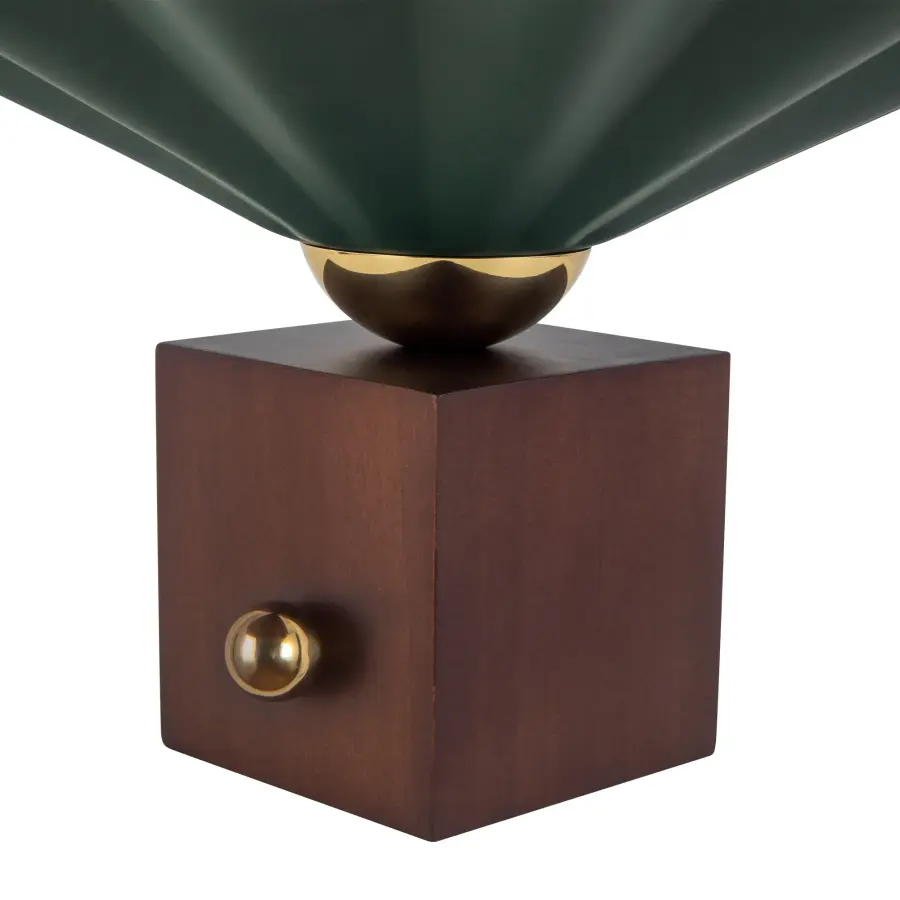 Furrow 12-Inch Table Lamp in Burgundy - Image 11