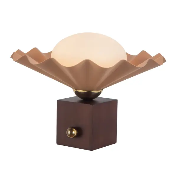 Furrow 12-Inch Table Lamp in Burgundy - Image 16