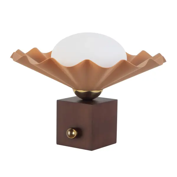 Furrow 12-Inch Table Lamp in Burgundy - Image 17