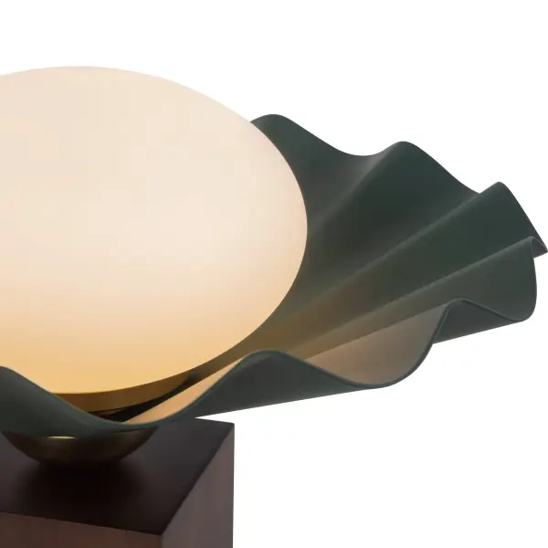 Furrow 12-Inch Table Lamp in Burgundy - Image 10