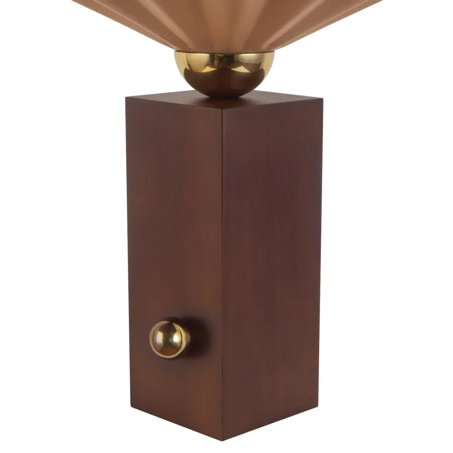 Furrow 16-Inch Table Lamp in Burgundy - Image 6