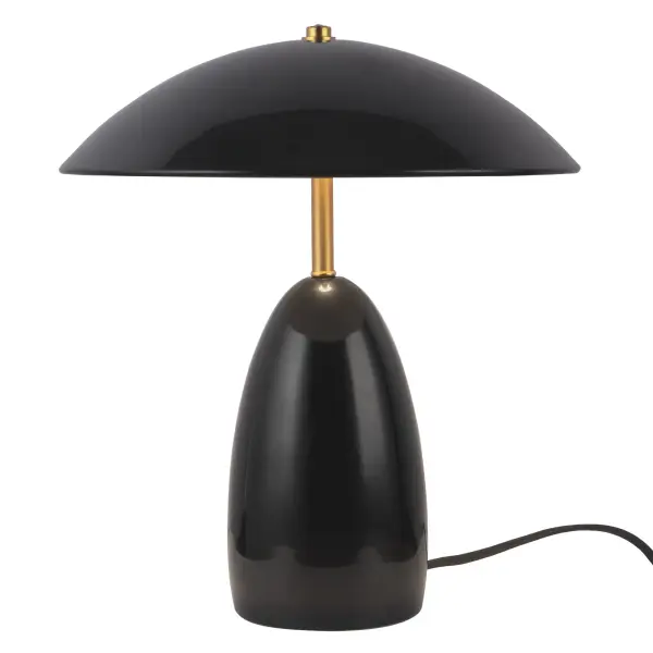 The Poppy table lamp delivers a burst of color with its vibrant pine green finish and integrated warm LED lighting. Its classic silhouette with decorative details makes it versatile enough for any room while adding personality.