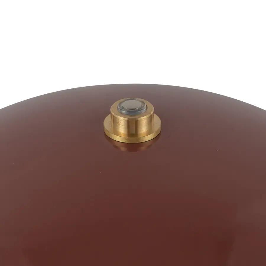 Vibrant Burgundy Table Lamp Adds Bold Color & Warm LED Light - Image 15