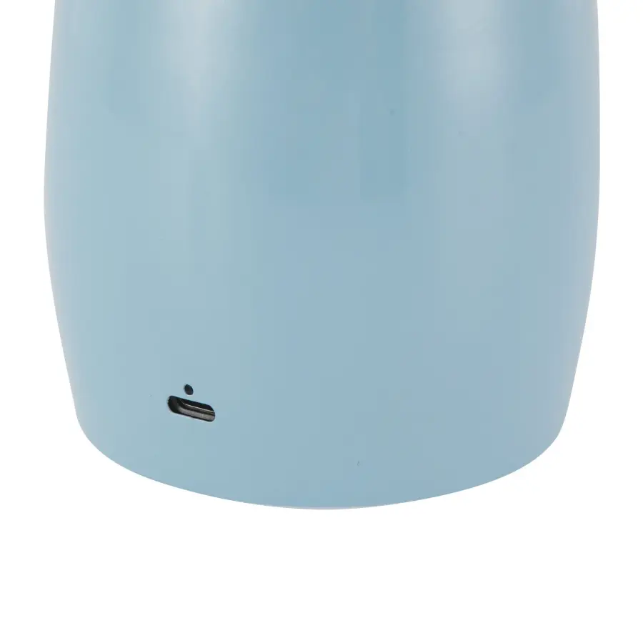 Vibrant Burgundy Table Lamp Adds Bold Color & Warm LED Light - Image 6