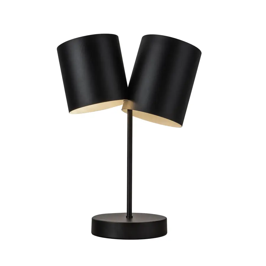 Keiko 14-Inch Table Lamp in Brushed Gold - Image 3