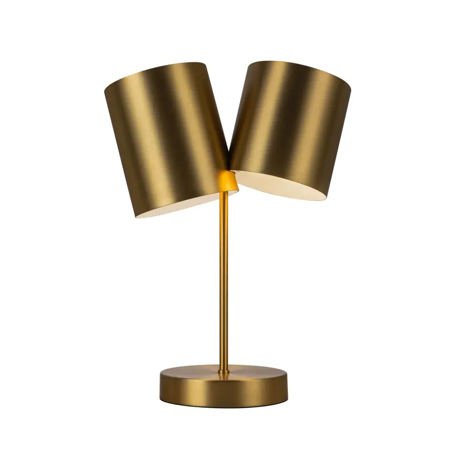 Keiko 14-Inch Table Lamp in Brushed Gold - Image 9