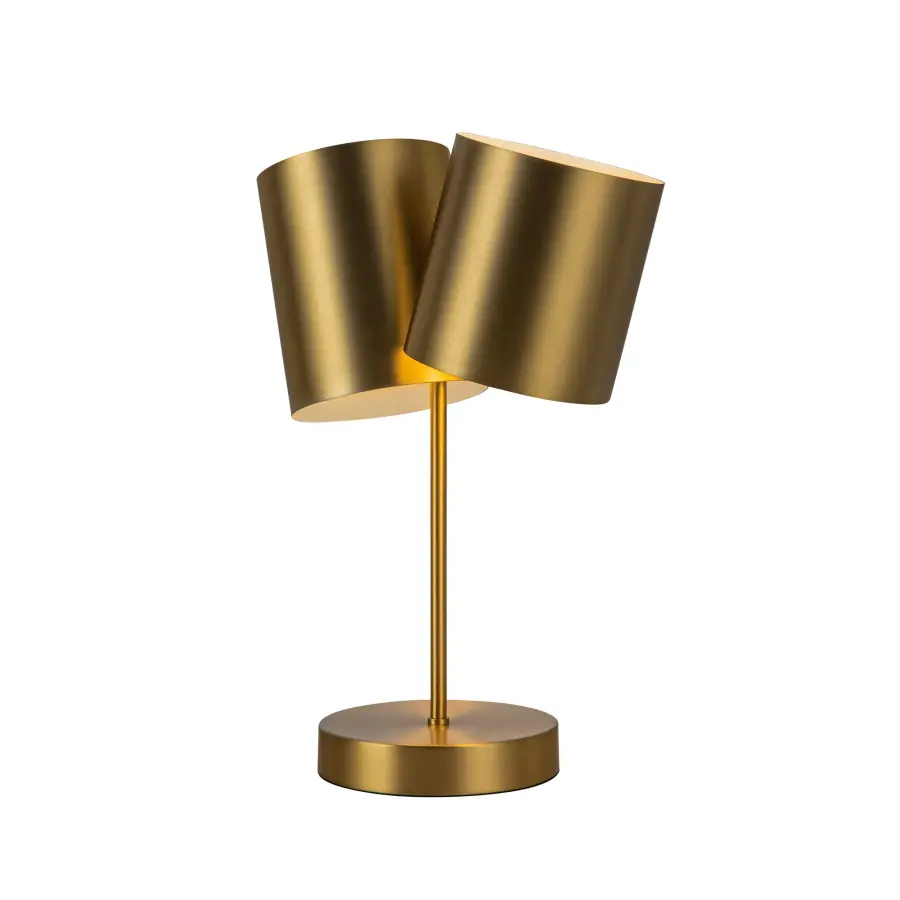 Keiko 14-Inch Table Lamp in Brushed Gold - Image 10