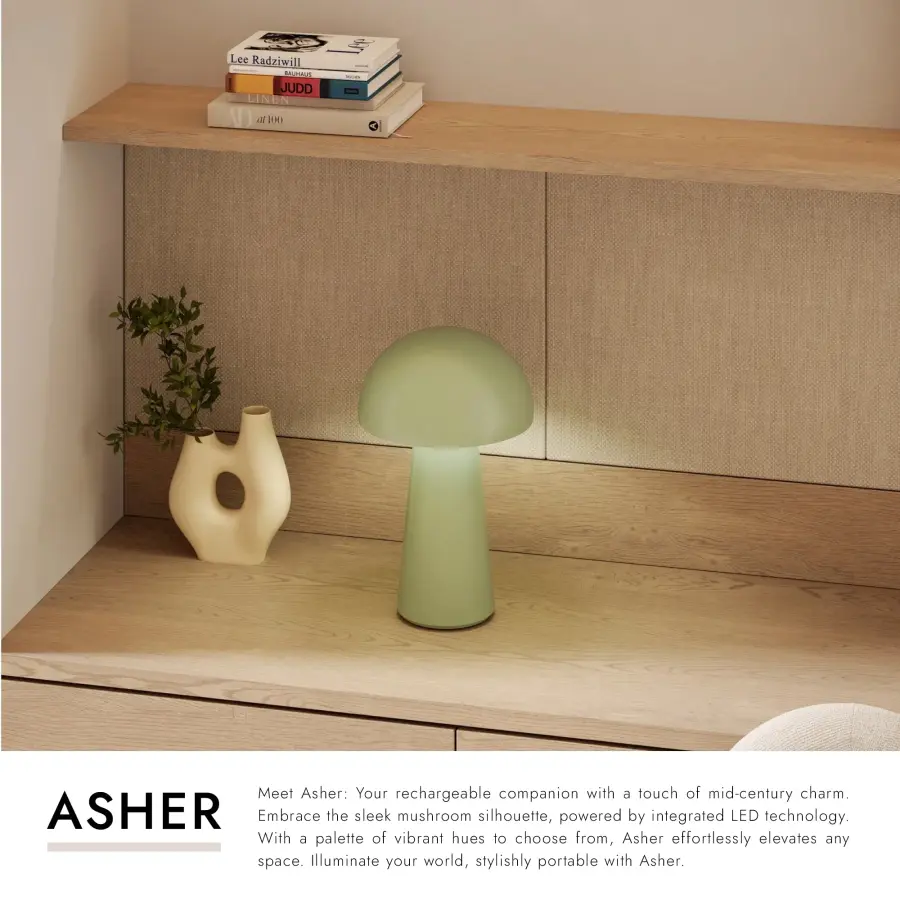 Asher 8-Inch Rechargeable Table Lamp in Navy Blue - Image 18