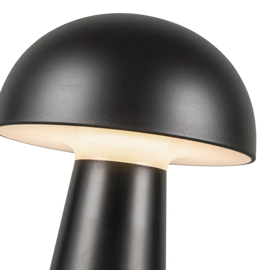 Asher 8-Inch Rechargeable Table Lamp in Navy Blue - Image 4