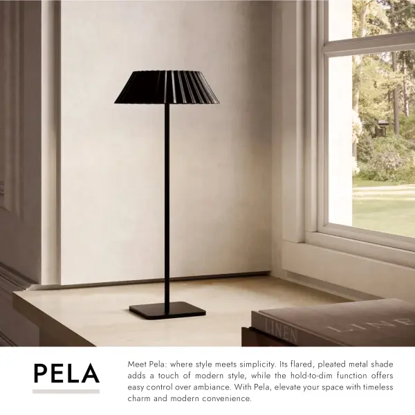 Pela 14-Inch Rechargeable Table Lamp - Image 16