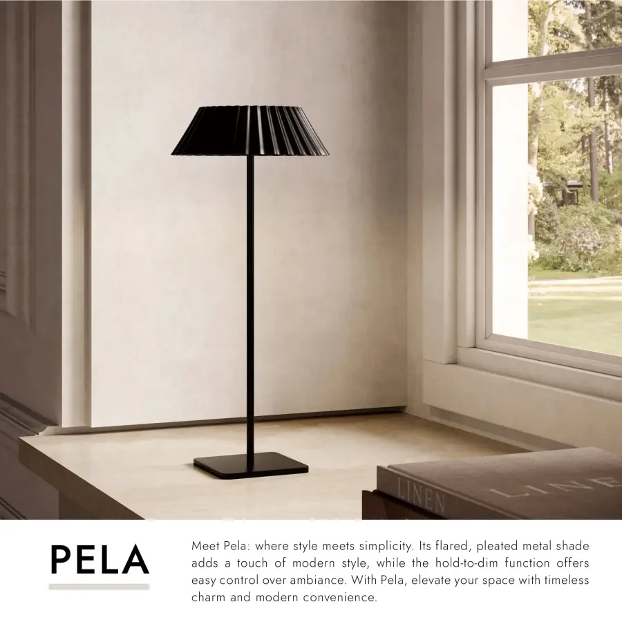 Pela 14-Inch Rechargeable Table Lamp - Image 16