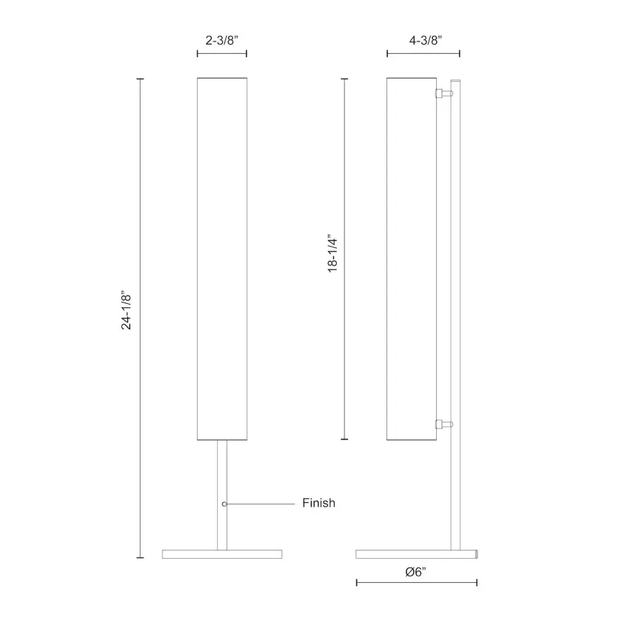 Gramercy 24-Inch Modern Table Lamp - Image 2