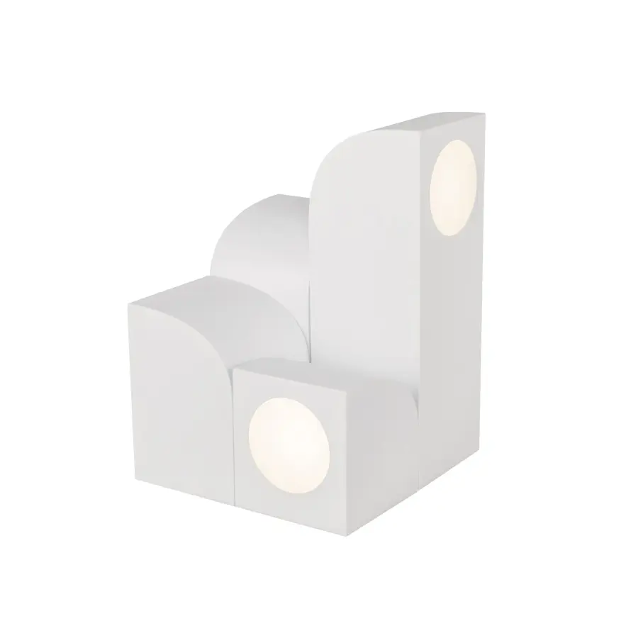 Gypsum 12-Inch Table Lamp in Polished Brass - Image 1