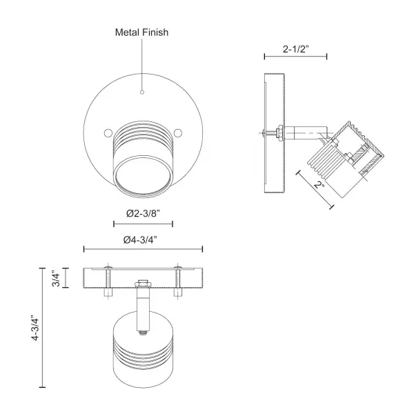 Lyra 6-Inch Track Light - Image 6