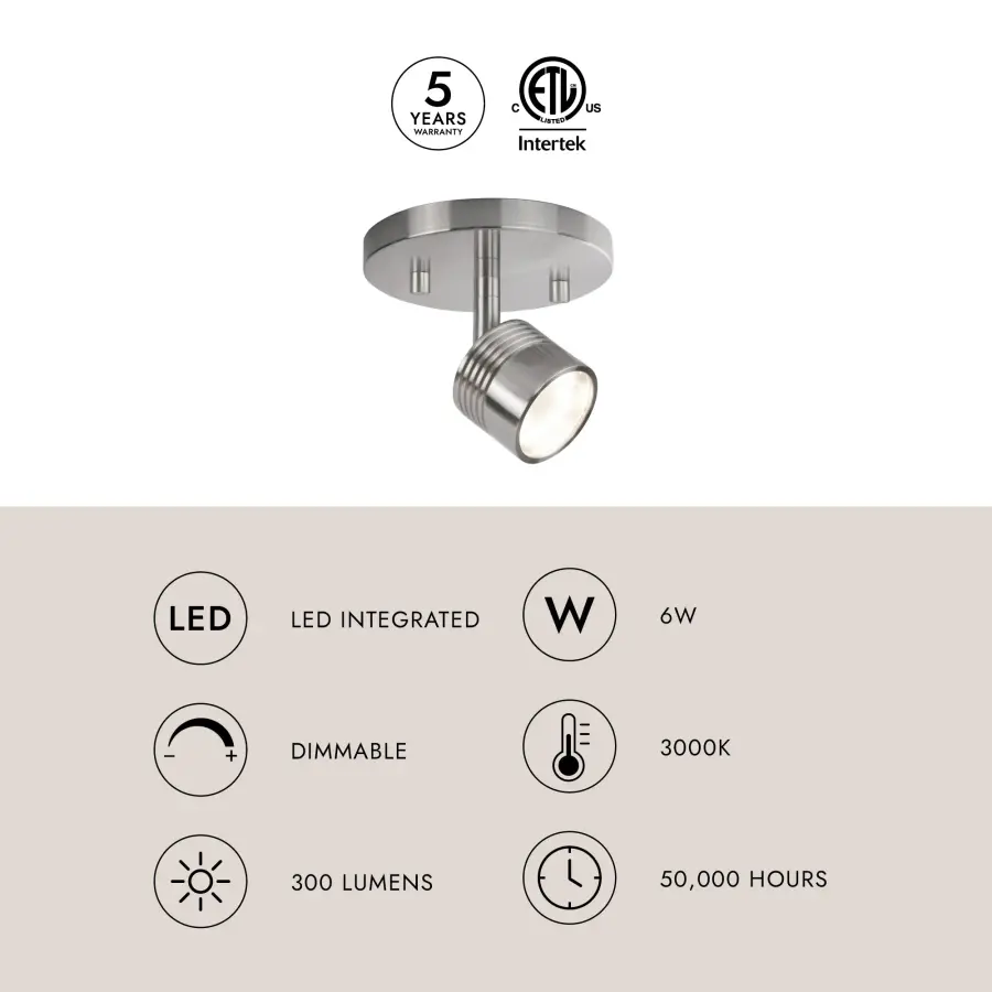 Lyra 6-Inch Track Light - Image 7
