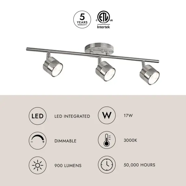 Lyra 22-Inch Track Light in Matte Black - Image 7