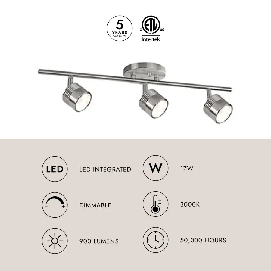 Lyra 22-Inch Track Light in Matte Black - Image 7