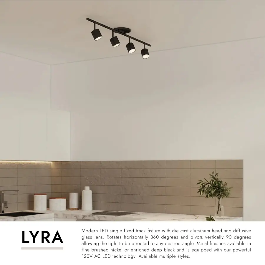 Lyra 30" Modern LED Track Light - Image 10