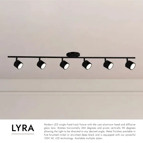Lyra 43" Modern LED Track Light - Image 6