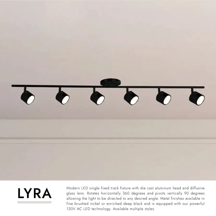 Lyra 43" Modern LED Track Light - Image 6