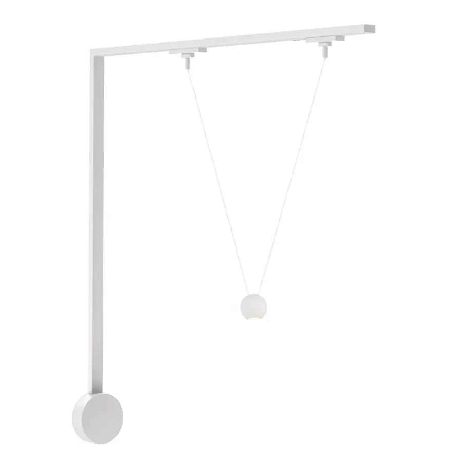 Trilo Faria Double Track Pendant - Brushed Gold - Image 6