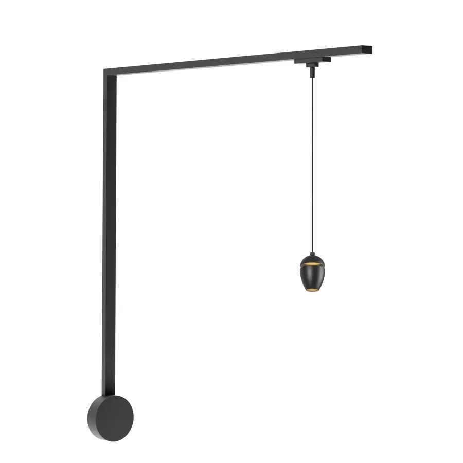 Eloa Track Pendant - Brushed Gold - Image 3