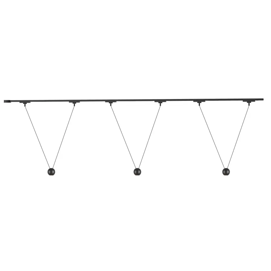 Trilo Faria Double 3-Head Track Pendant - Image 3