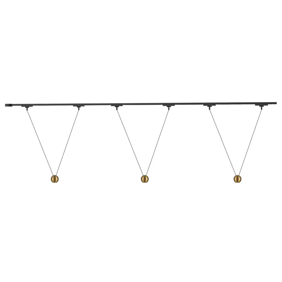 Trilo Faria Double 3-Head Track Pendant - Image 7