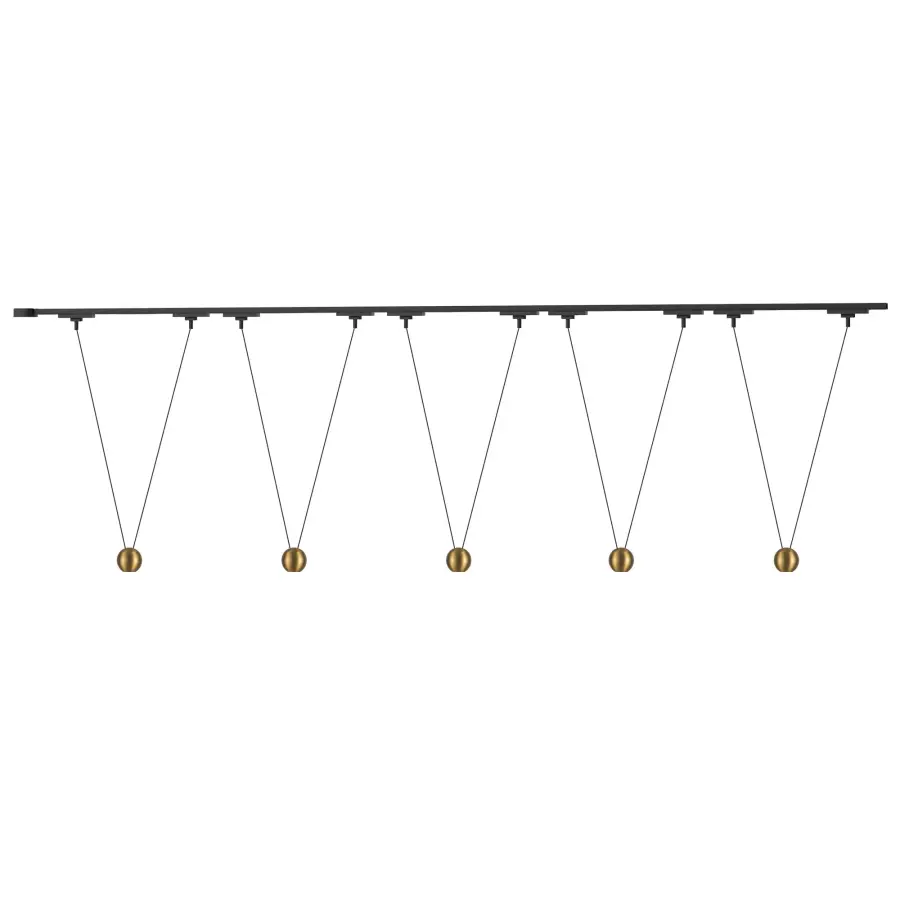 Trilo Faria Double 5-Head Track Pendant - Image 2