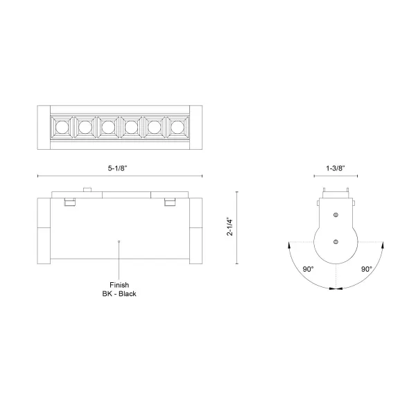 Holo Shift 5-Inch Track Directional Light - Image 5