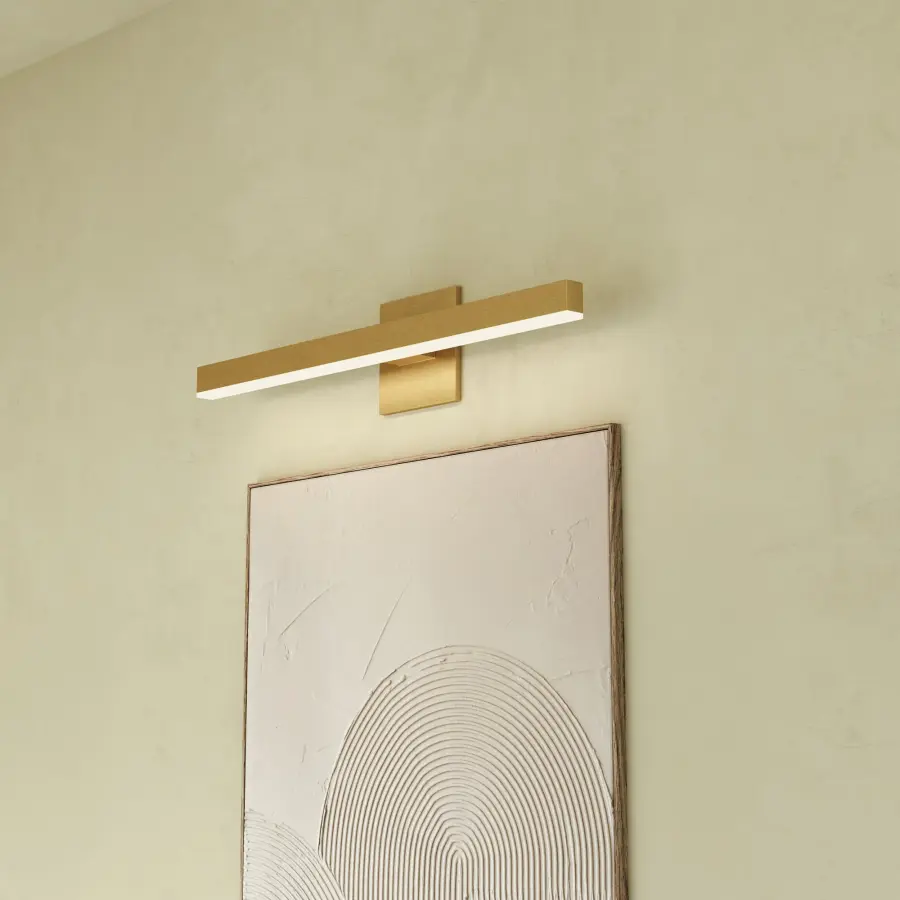 Vega 23-Inch Vanity Light in Brushed Gold - Image 27