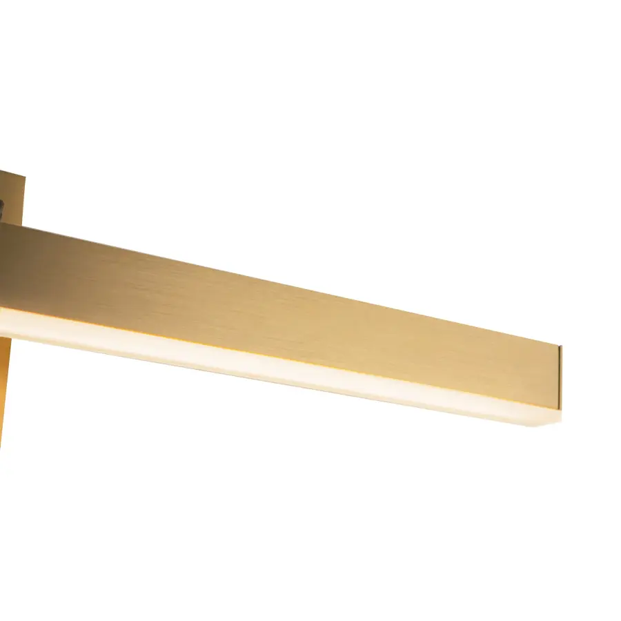 Vega 23-Inch Vanity Light in Brushed Gold - Image 4