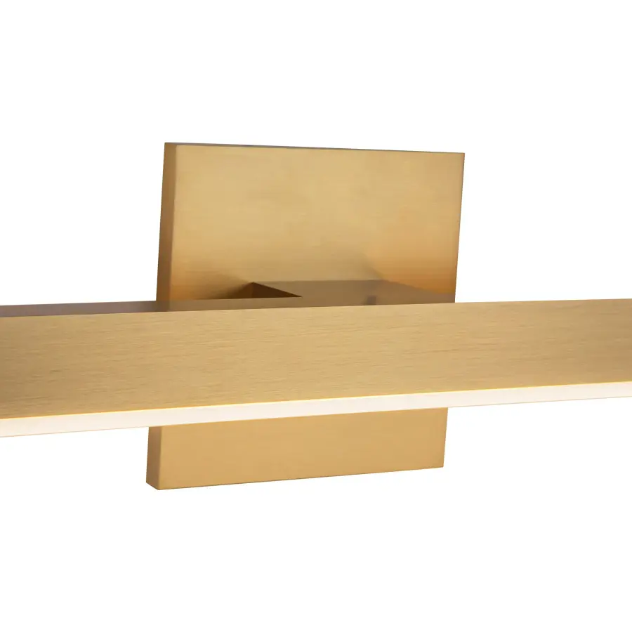 Vega 23-Inch Vanity Light in Brushed Gold - Image 5