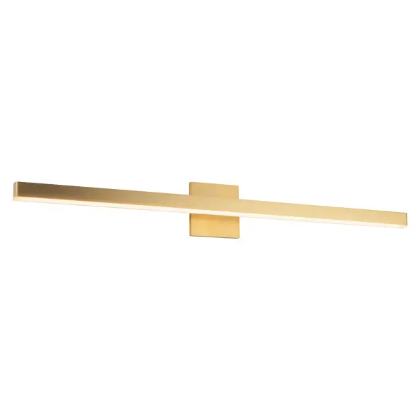 Vega 37-Inch Vanity Light in Brushed Gold - Image 18