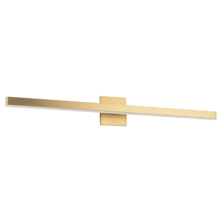Vega 37-Inch Vanity Light in Brushed Gold - Image 19