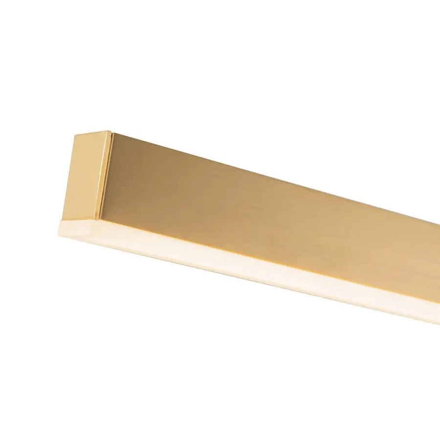 Vega 37-Inch Vanity Light in Brushed Gold - Image 8