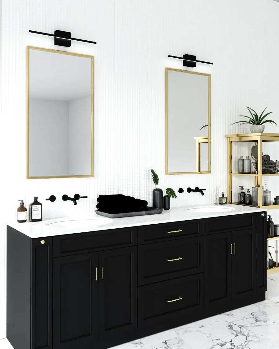 Sleek Linear LED Vanity Light with Soft, Uniform Illumination - Image 2