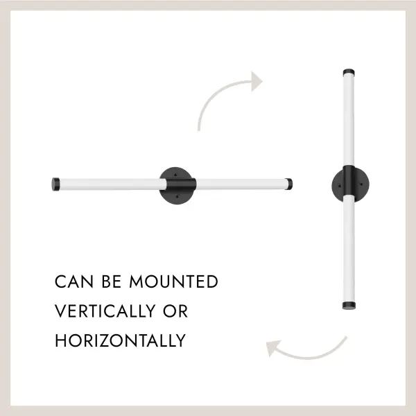 Akari 32-Inch Vanity Light in Matte Black - Image 6