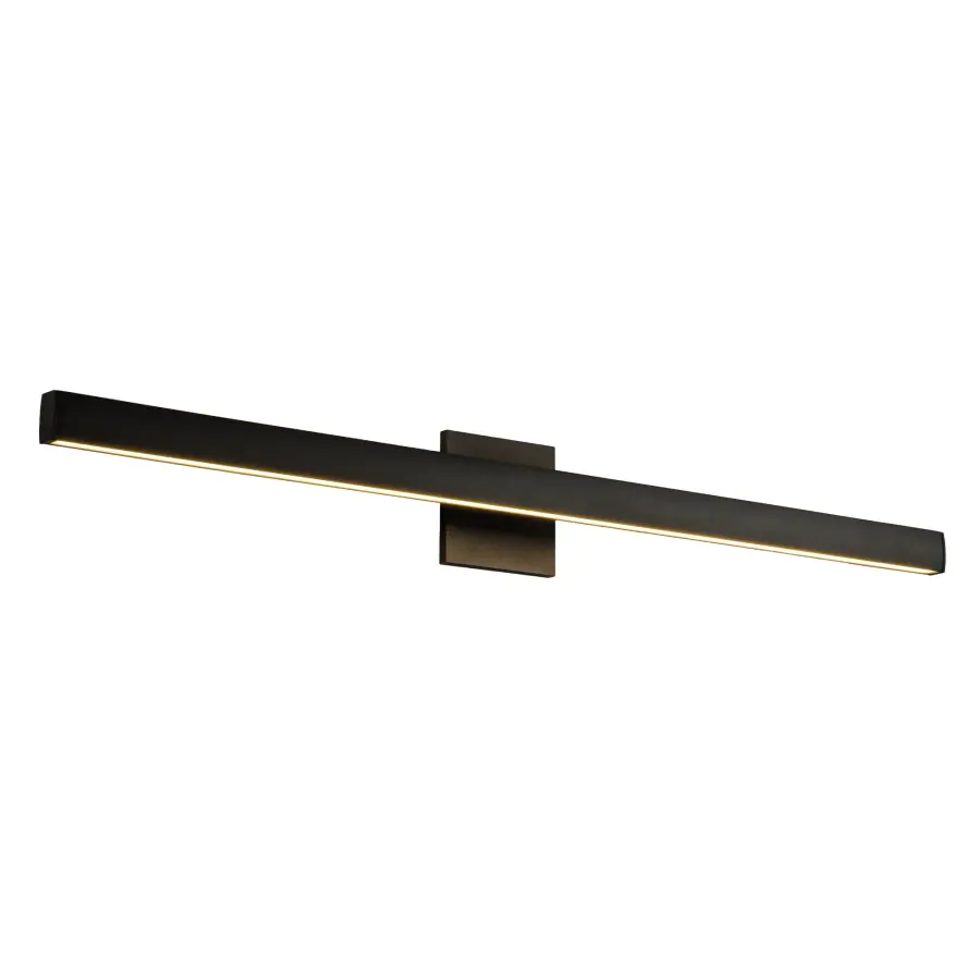 Vera 38-Inch Vanity Light in Brushed Gold - Image 1