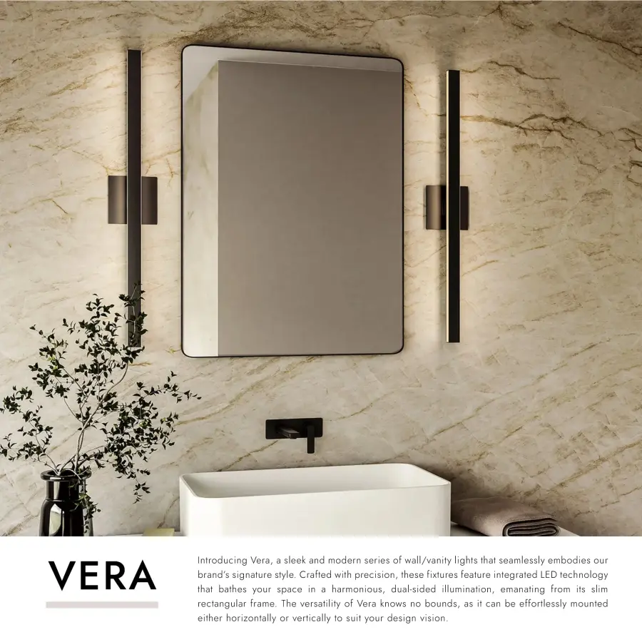 Vera 38-Inch Vanity Light in Brushed Gold - Image 15