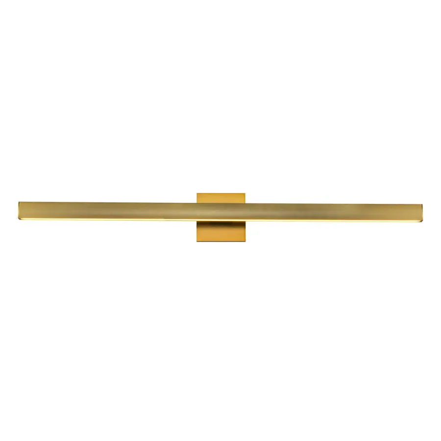 Vera 38-Inch Vanity Light in Brushed Gold - Image 8
